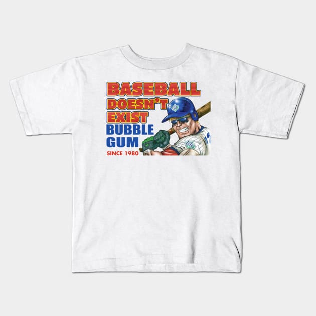 Baseball Doesn't Exist Kids T-Shirt by Olympussure